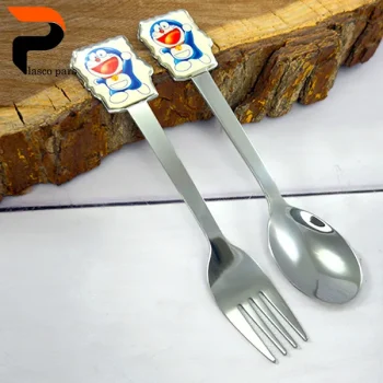 ست قاشق و چنگال استیل کودک یونیک - Image 6