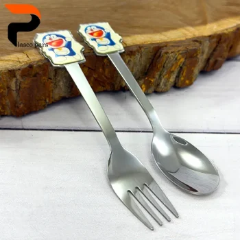 ست قاشق و چنگال استیل کودک یونیک - Image 5