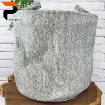 سبد لباس چرمی استوانه ws - Image 3