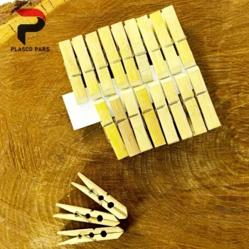 گیره لباس چوبی 20 عددی بزرگ