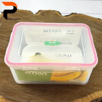 ظرف فریزری مستطیل 2.5 لیتری لیمون - Image 3