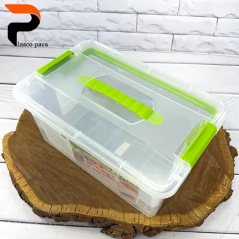 باکس مستطیل 5 لیتری با مخزن یخ دسته دار لیمون - Image 11