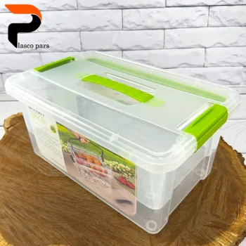 باکس مستطیل 5 لیتری با مخزن یخ دسته دار لیمون - Image 8