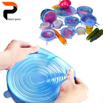 درپوش سیلیکونی کشسان 6 عددی