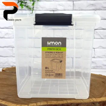 باکس مربع 8 لیتر لیمون