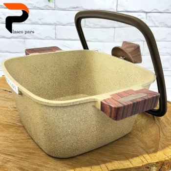 قابلمه گرانیتی مربعی موکا 24 UCCLIFE - Image 2