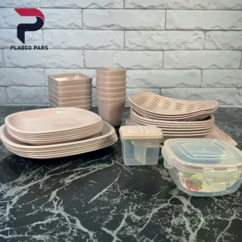 سرویس مسافرتی 60پارچه 6نفره لیمون - Image 5