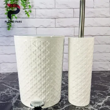 سطل فرچه طرح گل لیمون