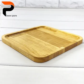 بشقاب مربع چوبی 385 - Image 2