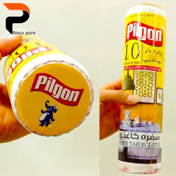 سفره کاغذی 10 متری عرض 120 پیلگون - Image 3