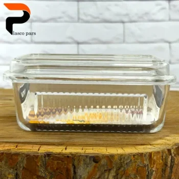 جا کره ای تک خانه شیشه ای شیاردار لیمون - Image 5