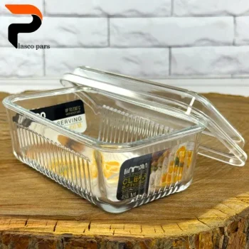 جا کره ای تک خانه شیشه ای شیاردار لیمون - Image 4