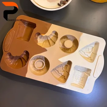 قالب کاپ کیک سیلیکونی طرح دونات 8 تایی - Image 4