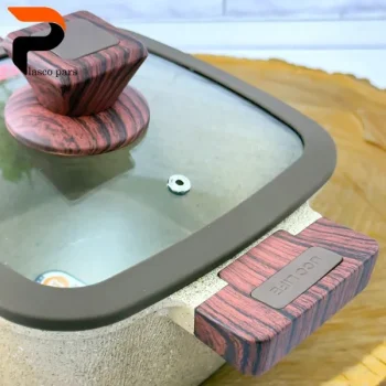 قابلمه گرانیتی مربعی موکا 32 UCCLIFE - Image 7