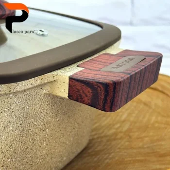 قابلمه گرانیتی مربعی موکا 32 UCCLIFE - Image 6