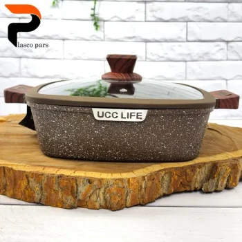 تابه گرانیتی مربعی قهوه ای 28 UCCLIFE - Image 6