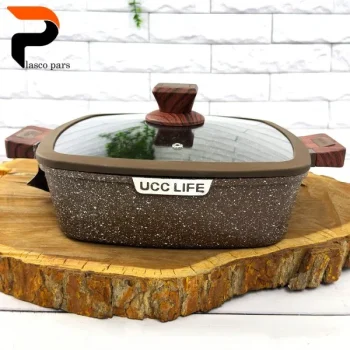 تابه گرانیتی مربعی قهوه ای 28 UCCLIFE