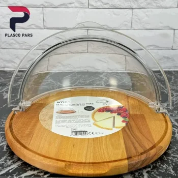 ظرف کیک کف چوبی لیمون - Image 3