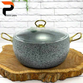 قابلمه 24 خمره ای درب پیرکس طوسی هاناتک - Image 11