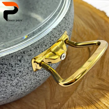 قابلمه 28 خمره ای درب پیرکس طوسی هاناتک - Image 4