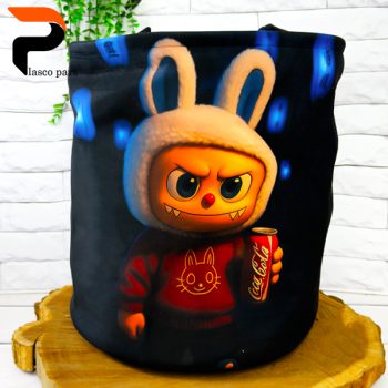 سبد لباس برزنتی چاپدار کودک ws - Image 2