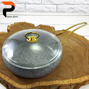 تابه 24 خمره ای تکدسته درب پیرکس طوسی هاناتک - Image 17