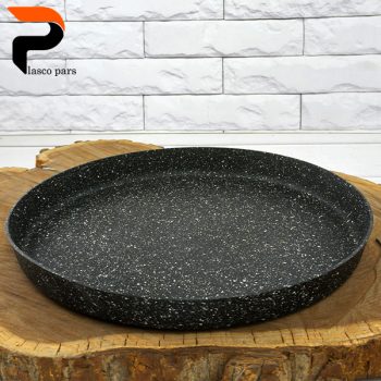 تابه پیتزا 33.5 گرانیتی مشکی هاناتک