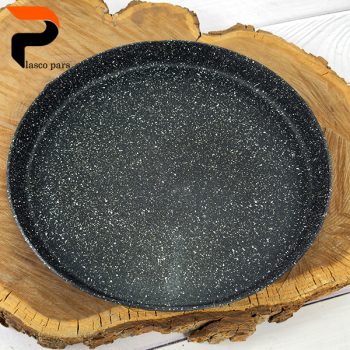 تابه پیتزا 33.5 گرانیتی مشکی هاناتک - Image 3