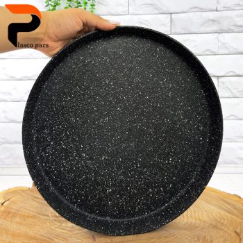 تابه پیتزا 33.5 گرانیتی مشکی هاناتک - Image 2