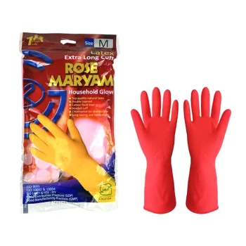 دستکش خانگی M بلند رز مریم