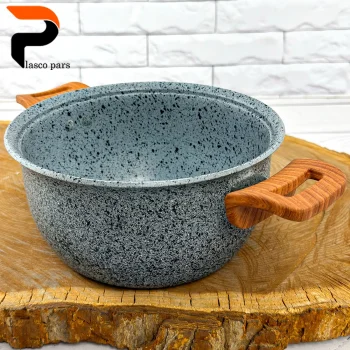 قابلمه 20 ونیز دسته چوبی درب پیرکس طوسی هاناتک - Image 2