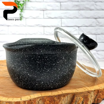 قابلمه 20 آدانا درب پیرکس مشکی هاناتک - Image 5