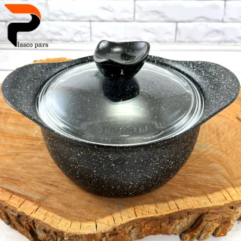 قابلمه 20 آدانا درب پیرکس مشکی هاناتک - Image 3