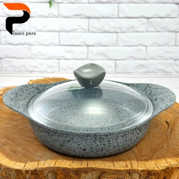 تابه 24 دودسته آدانا درب پیرکس طوسی هاناتک - Image 6