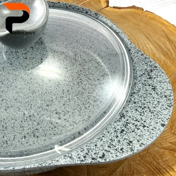 تابه 24 دودسته آدانا درب پیرکس طوسی هاناتک - Image 5