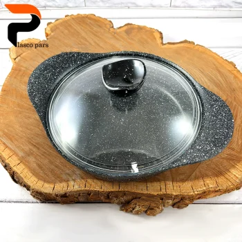 تابه 24 دودسته آدانا درب پیرکس مشکی هاناتک - Image 6