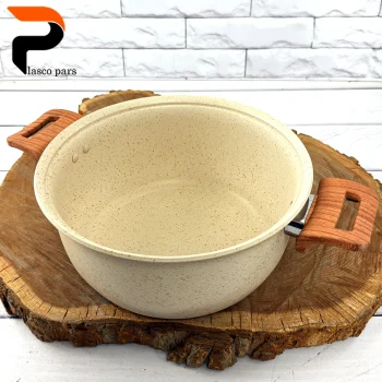 قابلمه 24 ونیز دسته چوبی درب پیرکس کاپوچینو هاناتک - Image 3