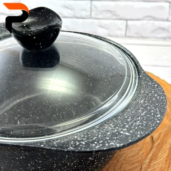 قابلمه 24 آدانا درب پیرکس مشکی هاناتک - Image 5