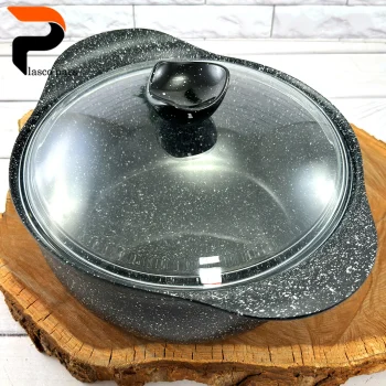 قابلمه 28 آدانا درب پیرکس مشکی هاناتک - Image 7