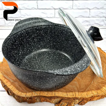 قابلمه 28 آدانا درب پیرکس مشکی هاناتک - Image 5