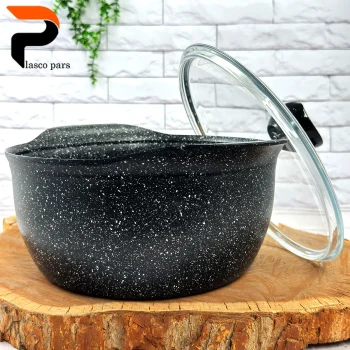 قابلمه 28 آدانا درب پیرکس مشکی هاناتک - Image 6