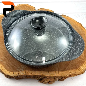 تابه 28 دودسته آدانا درب پیرکس مشکی هاناتک - Image 6