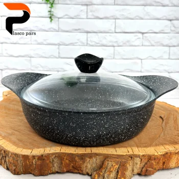 تابه 28 دودسته آدانا درب پیرکس مشکی هاناتک - Image 2