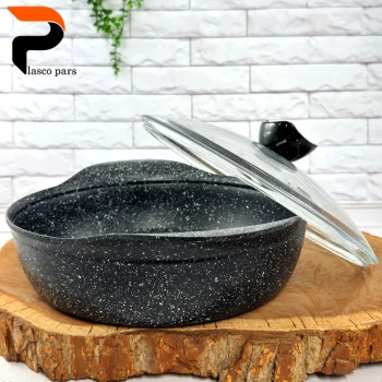 تابه 28 دودسته آدانا درب پیرکس مشکی هاناتک - Image 3