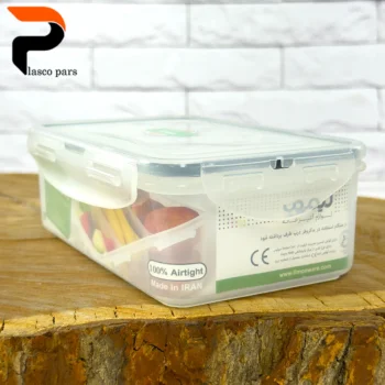 ظرف فریزری مستطیل 3 خانه لیمون - Image 3