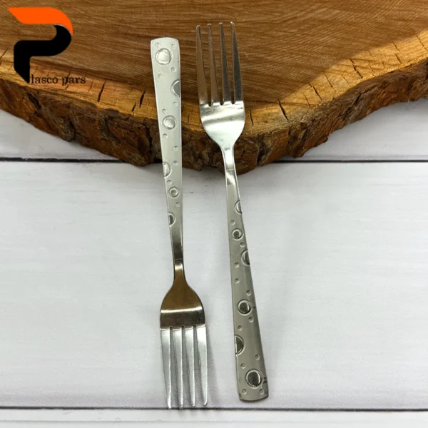 چنگال توپی استیل 6عددی