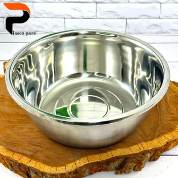 لگن استیل سایز 36 گرد