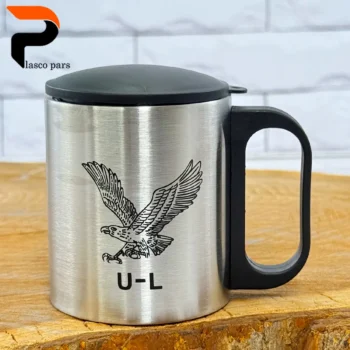 لیوان استیل درب دار - Image 3