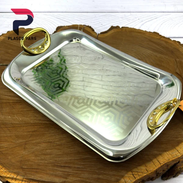 سینی استیل پذیرایی بدیس