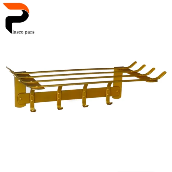 قفسه حوله آلومینیوم ثابت طلایی